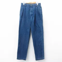 W32/古着 ドッカーズ ジーンズ メンズ 00s コットン 紺 ネイビー デニム spe 25oct27 中古 ボトムス ジーパン Gパン ロング パンツのサムネイル