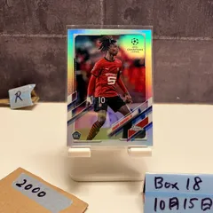2020-21 Topps Chrome Edouard Camavinga Stade Rennais FC UEFA Champions League Refractor RC ルーキー Rookie カード