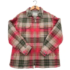 LLBean エルエルビーン フルジップ ジャケット ジャンパー チェック 裏ボア M メンズ