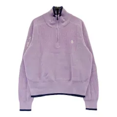サイズ：M RLX ラルフローレン  ハーフジップ ニットセーター  パープル系 [240101540668] ゴルフウェア レディース ストスト