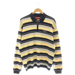 s*r様 最終値下げ Knit Stripe L/S Polo Mサイズ 2025年最新】supreme knit stripe l/s poloの人気アイテム