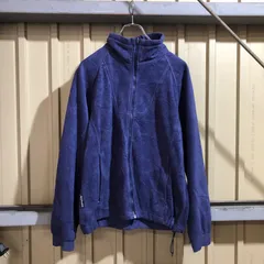 613 Columbia フリースジャケット パープル M コロンビア フルジップ アウトドア  古着卸 アメリカ仕入