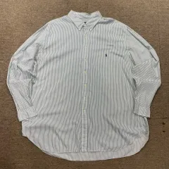 (4XL) POLO ポロラルフローレン ストライプ シャツ