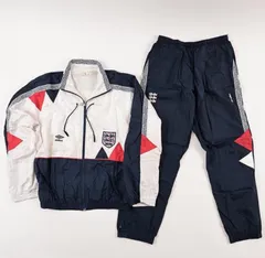 希少　90s アンブロ　セット　イングランド代表ナイロンジャケット　パンツ