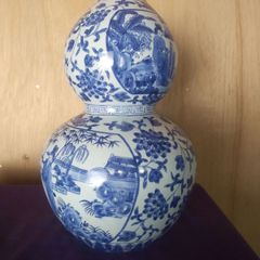 芳華陶器 緑色 陶器花瓶 木箱入り - メルカリ