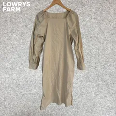 LOWRYS FARM　スクエアソデボリュームワンピース Fサイズ