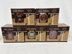 [미사용품] ONE PIECE 원피스 스테인리스 머그컵 A 전 6종 중 5종 세트 루피/에이스/초퍼/버기/베포 컬렉션 상품