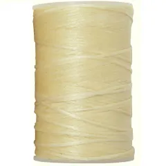 新品 蝋引き糸 ロウ引き糸 60ｍ よく使う ナチュラルカラー ワックスコード 紐 糸 革 レザークラフト (Harvestmart) (7.001(ライトナチュラル))