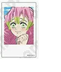 鬼滅の刃 甘露寺蜜璃 WEBSHOPくじ C105 箔押しチェキ風ブロマイド
