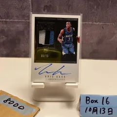 2016-17 Panini Kris Dunn 35/75 直筆サインカード Minnesota Timberwolves Noir RC ルーキー Rookie パッチ  カード