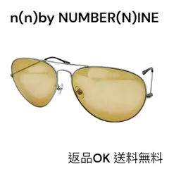 ナンバーナイン ガンズ期　ティアドロップ　サングラス NUMBER (N)INE◇サングラス/ティアドロップ/BLK/BLK/メンズ
