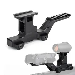 QIRUIMYG-BRSGroupHydraヒドラマウントライザーマウント対応T-1T-2ドットサイトマイクロマウント【レッドドットサイトとエイミングデバイスを同時搭載可能】20mmレール適用タクティカルマウン…