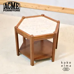 ACME Funiture アクメファニチャー BROOKS ブルックス HEXAGON ヘキサゴン サイドテーブル コーヒーテーブル ヴィンテージ 六角形