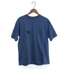 45R インディゴ染め スマイル R刺繍 Tシャツ ポケット コットン - メルカリ
