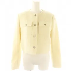 Theory ノーカラージャケット　ツイードジャケット Theory luxe｜ツイードノーカラージャケット