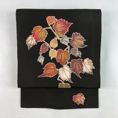 ［ 名古屋帯 ］正絹　白　生成り　縮緬　ちりめん　キョウチクトウ　木蓮　花柄 名古屋帯 ］正絹 白 生成り 縮緬 ちりめん キョウチクトウ 木蓮