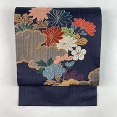 正絹、夏帯、刺繍帯、鉄線花、美品、京都「やや」さんで購入、即購入OKすぐ匿名発送 正絹、夏帯、刺繍帯、鉄線花、美品、京都「やや」さんで購入、即購入OK