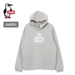 【新品】CHUMS チャムス ブービーフェイスプルオーバーパーカー H／グレー×ホワイト