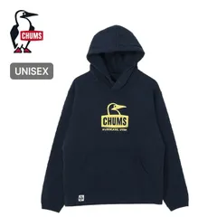 【新品】CHUMS チャムス ブービーフェイスプルオーバーパーカー ネイビー／イエロー