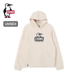 【新品】CHUMS チャムス ブービーフェイスプルオーバーパーカー H／ナチュラル×ネイビー