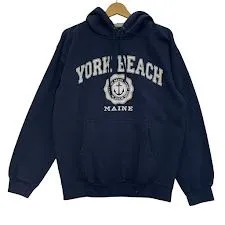 90's/90年代 PR AIRIE MOUNTAIN パーカー フーディー プルオーバー フロント刺繡 PAKISTAN製 メンズ S ネイビー/ブラック