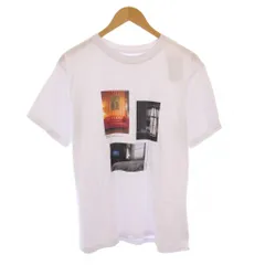 B&Y ユナイテッドアローズ BEAUTY&YOUTH ビューティー&ユース BL SHEILAROCK BY PHOT T Tシャツ カットソー 半袖 クルーネック プリント ストレッチ F 白 ホワイト タグ付き /BB