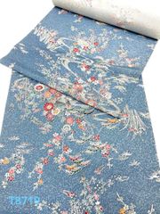 絽ちりめん小紋 縦絽 縦ぼかし 正絹 反物 TN249 - メルカリ