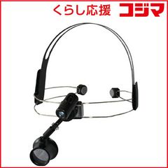 領収書 即納* 同軸単照射 ルーペ ヘッドライト 電池2点 歯科医科 