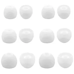 イヤーピース ソニー用 WF-C700n用 WF-C500 用 WF-1000XM4用 イヤーピース イヤホンキャップ シリコン製 快適 フィット感 装着感向上 快適 水洗い可能S/M/L 3サイズ6ペア ホワイト (423c700w3)