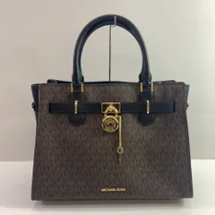 04w5103▽※【中古】MICHAEL KORS マイケルコース 35F1GHMS2B ハンドバッグ HAMILTON ミディアムサッチェル MKシグネチャー ショルダー欠品【八王子店】