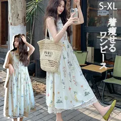 ワンピース リゾートワンピース レディース サマードレス ロング マキシ丈ワンピース バックシャン 半袖 着痩せ 体型カバー 透け Aライン 