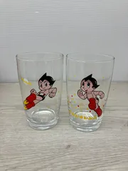 昭和レトロポップ　リボンシトロン　リボンオレンジ　鉄腕アトム　グラス　(C10-120)