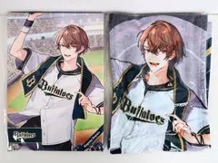 2点セット パ・リーグ6球団×にじさんじ オンラインくじ 加賀美ハヤト キャラファインキャンバスアート・タオル