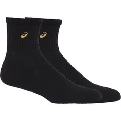 WJ66 アシックス 3033B871 SOCKS18（PERFORMANCE BLACK/GOLD） サイズ M ASICS キャンプのサムネイル
