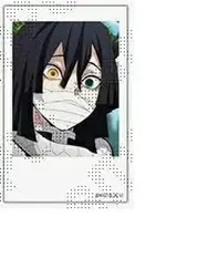 ufotable 鬼滅の刃 柱カフェ 伊黒小芭内 ランダムチェキ風ブロマイド 4 グッズ ブロマイド