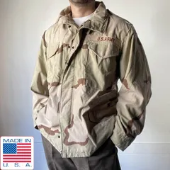 90s 実物 米軍 US ARMY M-65 3C デザート カモ 迷彩 フィールドジャケット M-S USA製 アメリカ製 ビンテージ D152