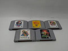 ニンテンドー64ソフトまとめ売り【5組セット】状態：良  　※動作確認なし