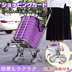 新品未開封》折りたたみ式ショッピングカート 2段式 ブラック - メルカリ