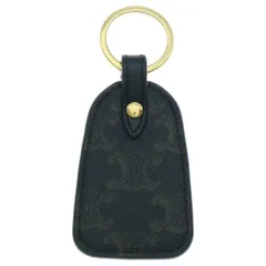 CELINE トリオンフ レザー チャーム キーホルダー 極美品 CELINE トリオンフ レザー チャーム キーホルダー 極美品