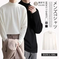 TシャツメンズTシャツハイネック冬春インナーシンプル通勤トップス微起毛秋部屋着カジュアル暖かい保温無地xyxzy43