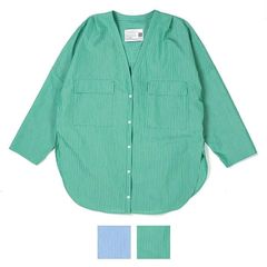 NATURAL LAUNDRY ナチュラルランドリー 60フレンチリネン ハナヤシャツ