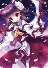 【中古】同人アクセサリー・小物系 【東方Project】A4イラストカード 博麗霊夢(三輪フタバ) 2012.05/comプランニング