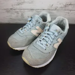 NEWBALANCE WL574 ニューバランス ダブリューエル574 23.5cm グレー WL574CHF L09743