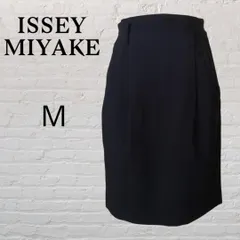 ISSEY MIYAKE　イッセイミヤケ タイトスカート　濃紺　Mのサムネイル
