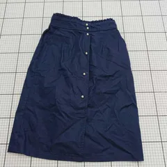 ◇ Θ スカート サイズ Couture Brooch デニム調スカート ネイビー系 サイズ38 レディース E  【1508250034473】
