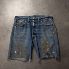 m*6様 50s LEVIS リーバイス501 XX BIG E カットオフ W - メルカリ