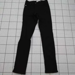 ◇ ⊇ サイズ SOMETHING ジーンズ ブラック系 24 裏起毛 レディース E  【1508250036255】