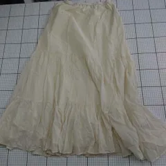 ◇ スカート サイズ JILKY ティアードロングスカート オフホワイト系 FREE レディース E  【1508250037191】