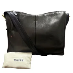 美品 BALLY バリー レザー ショルダーバッグ メッセンジャーバッグ ポーチ クロスボディ 斜め掛け 肩掛け メタリック ユニセックス