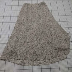 ◇ ⊂ Samansa Mos2 blue ドット柄スカート ベージュ系 サイズフリー レディース E  【1508260017732】